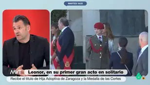 Iñaki López critica las medallas de Aragón a la princesa Leonor
