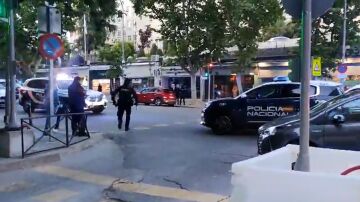 Una reyerta de feriantes deja seis heridos, uno grave, frente al Santiago Bernabéu