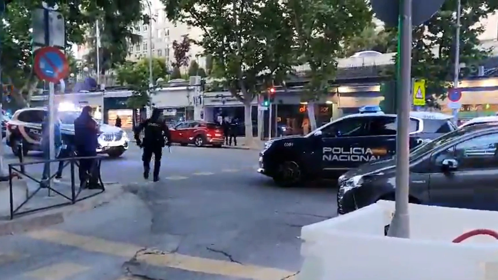 Una reyerta de feriantes deja seis heridos, uno grave, frente al Santiago Bernabéu