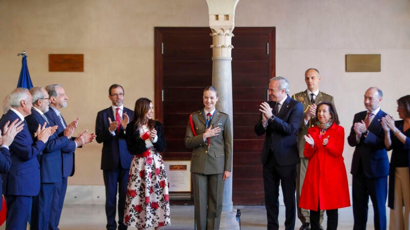 La princesa de Asturias, Leonor de Borbón, recibe la Medalla de las Cortes de Aragón, la máxima distinción que concede el parlamento autonómico