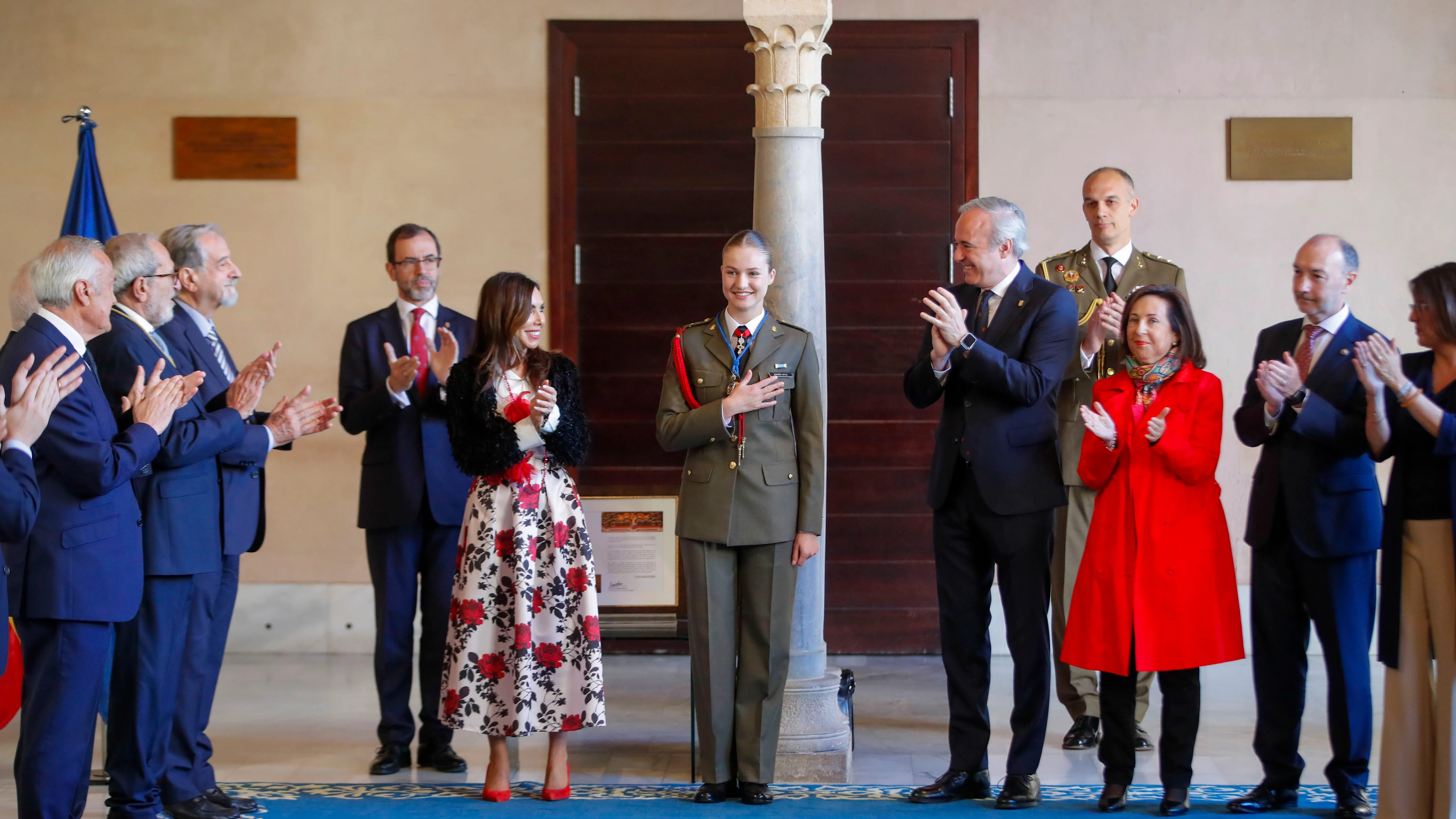 La princesa de Asturias, Leonor de Borbón, recibe la Medalla de las Cortes de Aragón, la máxima distinción que concede el parlamento autonómico