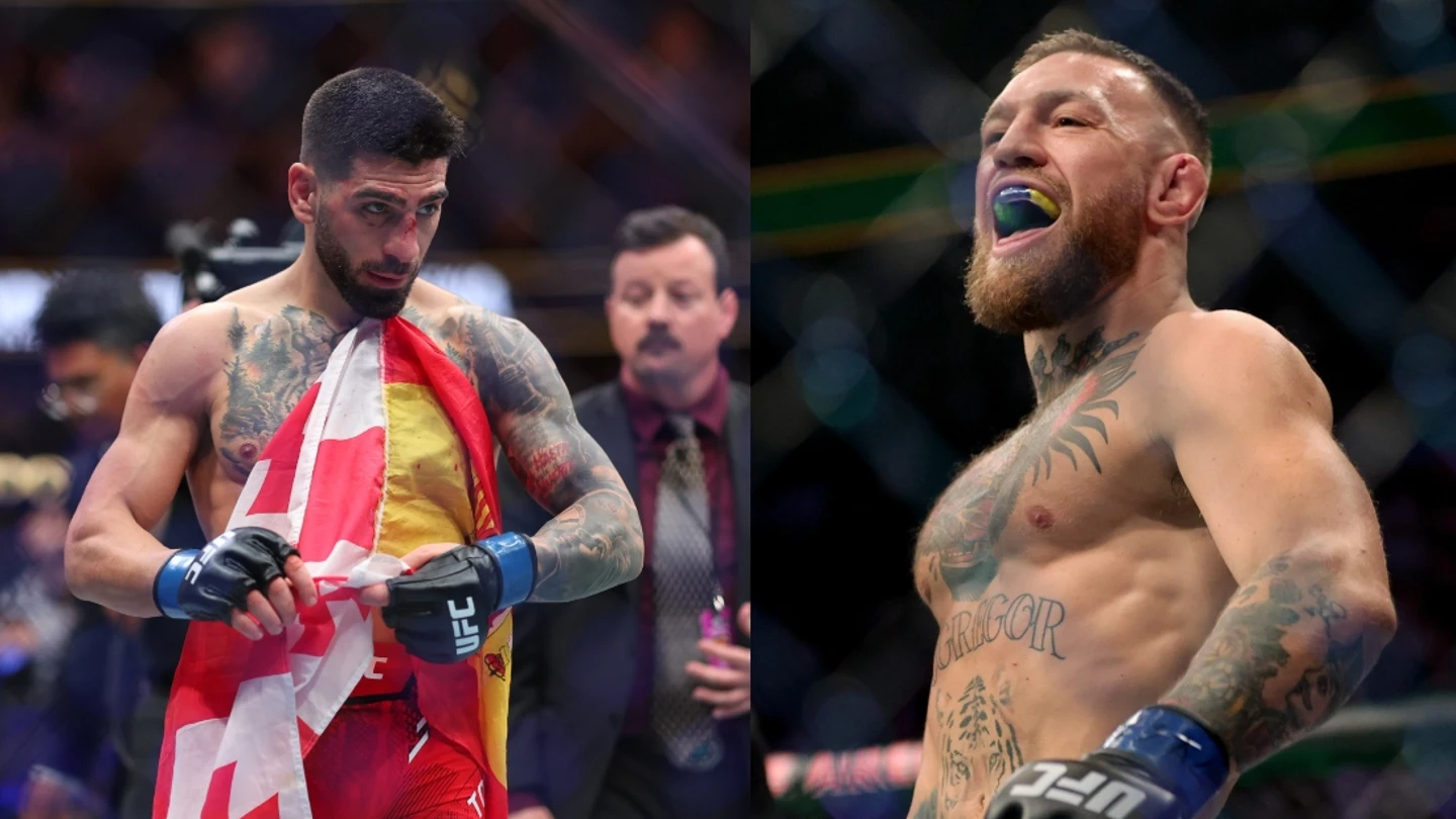 Ilia Topuria y Conor McGregor Ilia Topuria y Conor McGregor