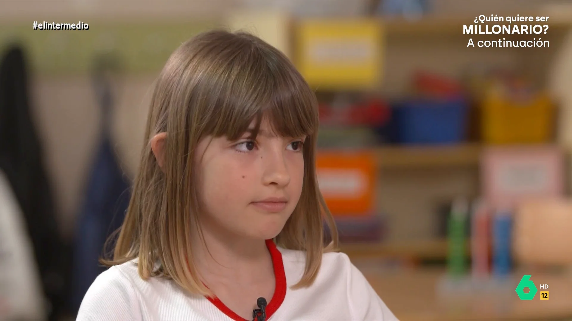 Una niña confiesa a Thais Villas su mentira más gorda: "Mi madre llevaba una camiseta y le dije que era monísima"
