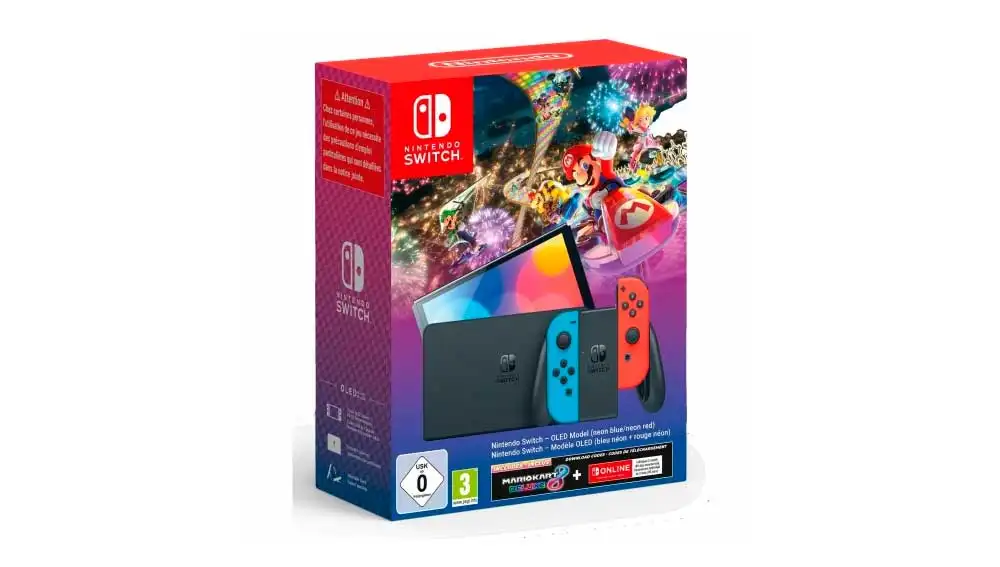 Nintendo Switch + Mario Kart 8 Deluxe Nintendo Switch + Mario Kart 8 Deluxe