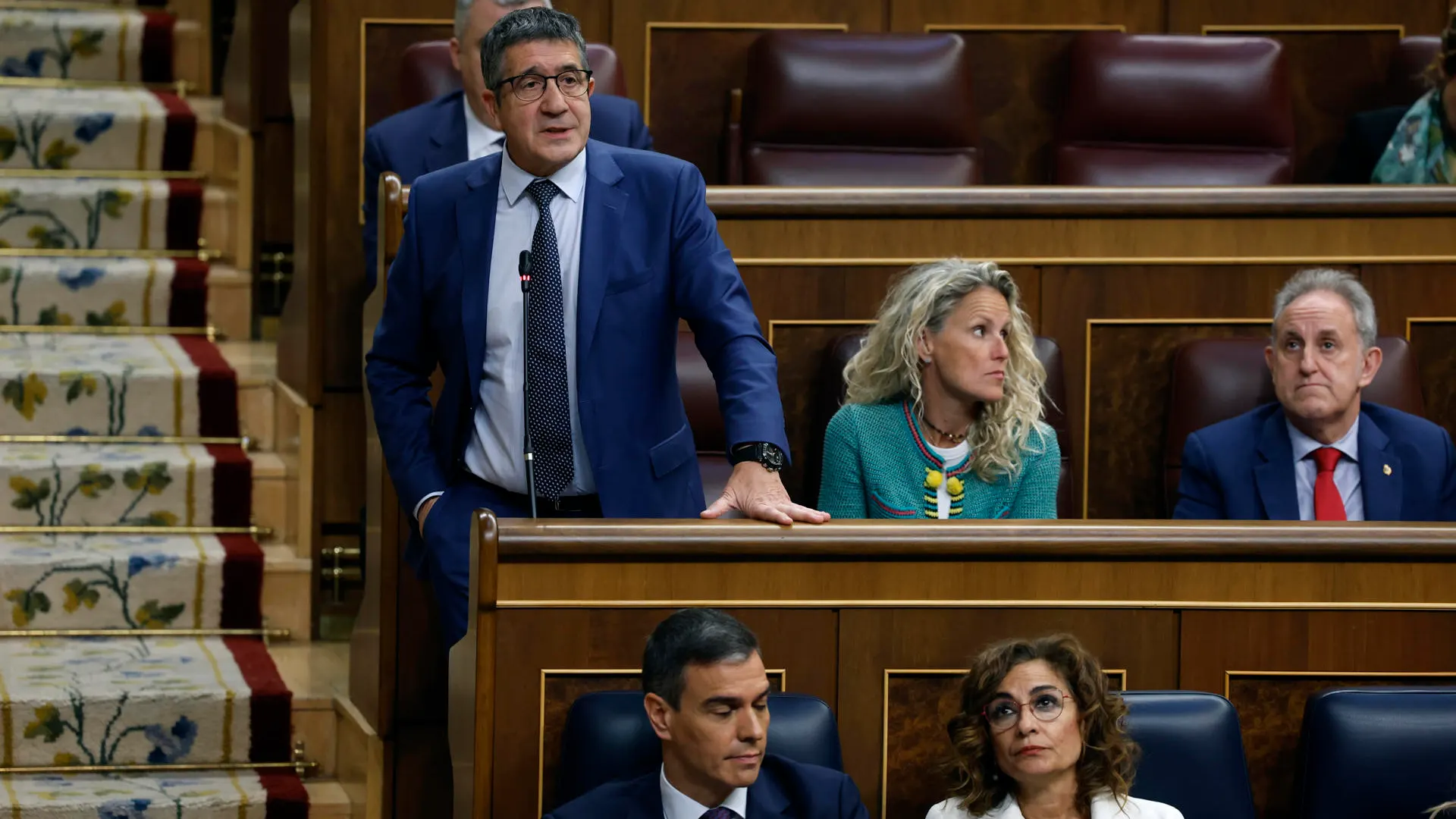 Patxi López en el Congreso de los Diputados.