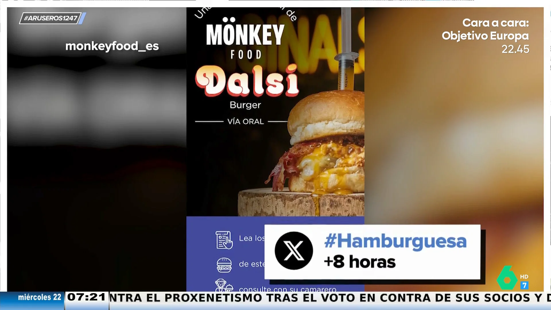 La polémica hamburguesa con sabor a Dalsi: "Algunos dicen que les parece una gran idea y a otros una aberración"