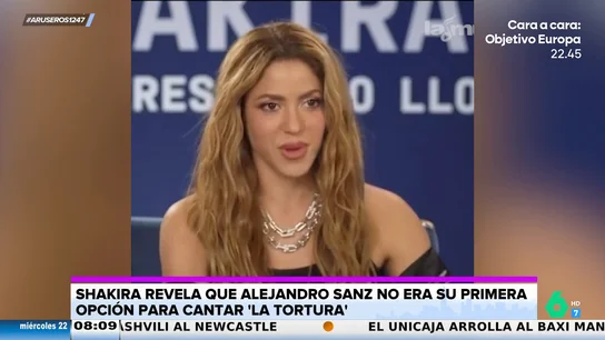 Shakira confiesa que Alejandro Sanz no fue su primera idea para cantar 'La Tortura?: "Maná me dijo que no" Shakira confiesa que Alejandro Sanz no fue su primera idea para cantar 'La Tortura?: "Maná me dijo que no"