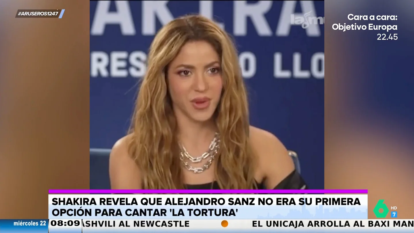 Shakira confiesa que Alejandro Sanz no fue su primera idea para cantar 'La Tortura?: "Maná me dijo que no" Shakira confiesa que Alejandro Sanz no fue su primera idea para cantar 'La Tortura?: "Maná me dijo que no"