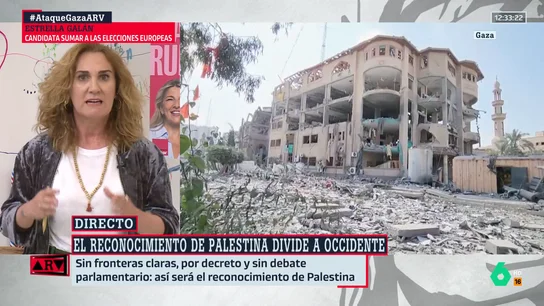 ARV- ¿Qué pasos debería realizar España tras el reconocimiento del Estado palestino? Estrella Galán (Sumar) responde ARV- ¿Qué pasos debería realizar España tras el reconocimiento del Estado palestino? Estrella Galán (Sumar) responde