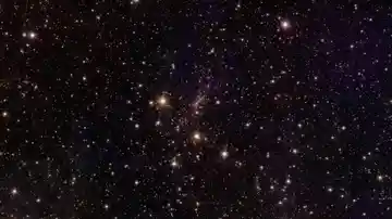 Imagen del cúmulo Abell 2390 captada por el telescopio espacial Euclid.