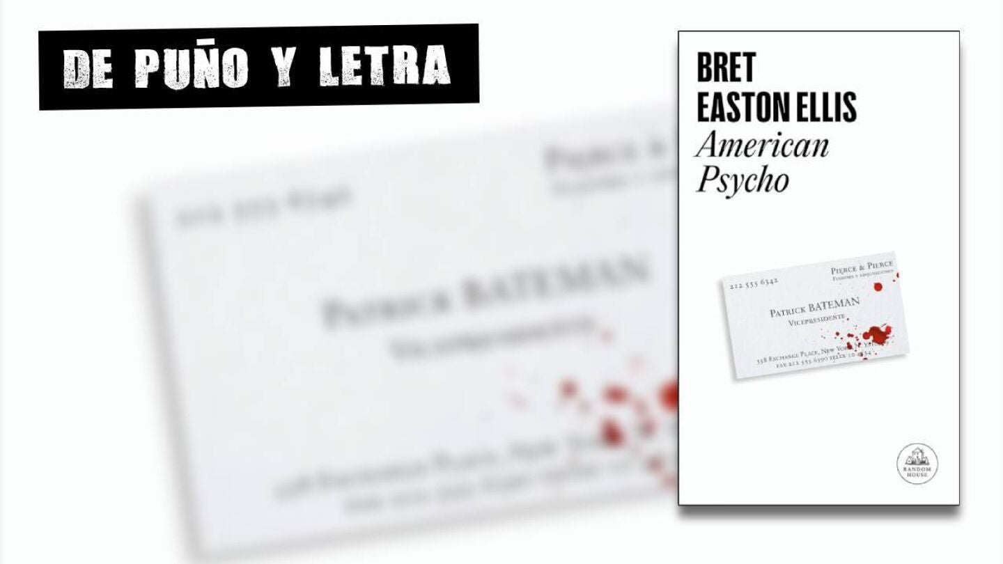 Portada de 'American Psycho', de Bret Easton Ellis.