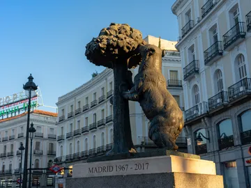Estatua del Oso y el Madroño de Sol de Madrid Estatua del Oso y el Madroño de Sol de Madrid