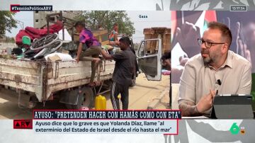 ARV- Maestre reacciona a las palabras de Ayuso sobre Palestina y ETA: "Es un delirio absoluto, incalificable"