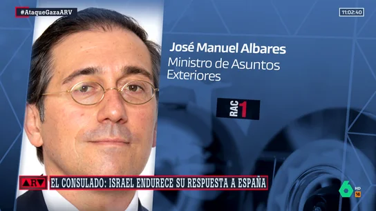 Albares avanza que España protestará tras la última decisión de Israel: "No hay antisemitas en el Gobierno" Albares avanza que España protestará tras la última decisión de Israel: "No hay antisemitas en el Gobierno"