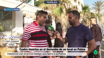 Raúl Pursanani, testigo del derrumbe el Palma