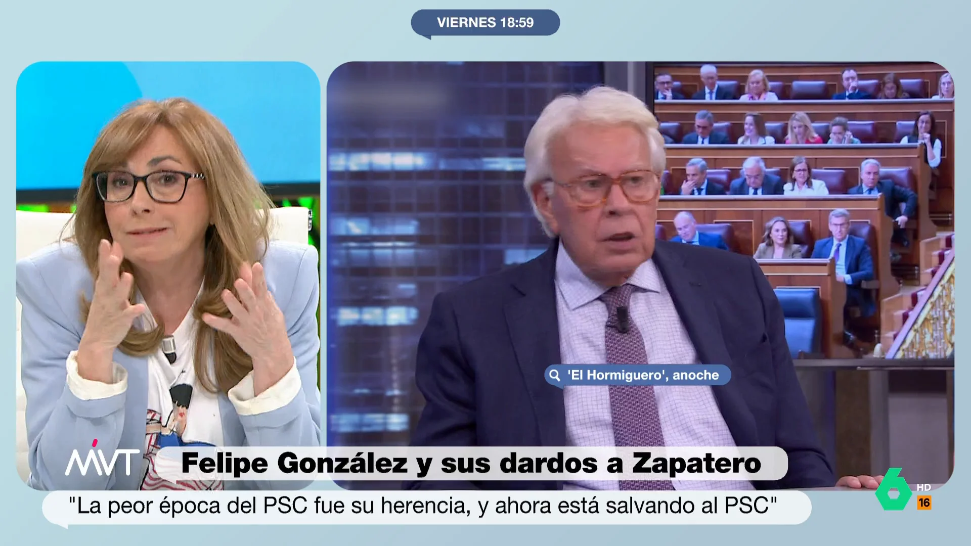 Angélica Rubio en Más Vale Tarde