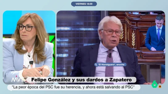 MVT - Angélica Rubio: "La pregunta es si Felipe González es de izquierdas" MVT - Angélica Rubio: "La pregunta es si Felipe González es de izquierdas"