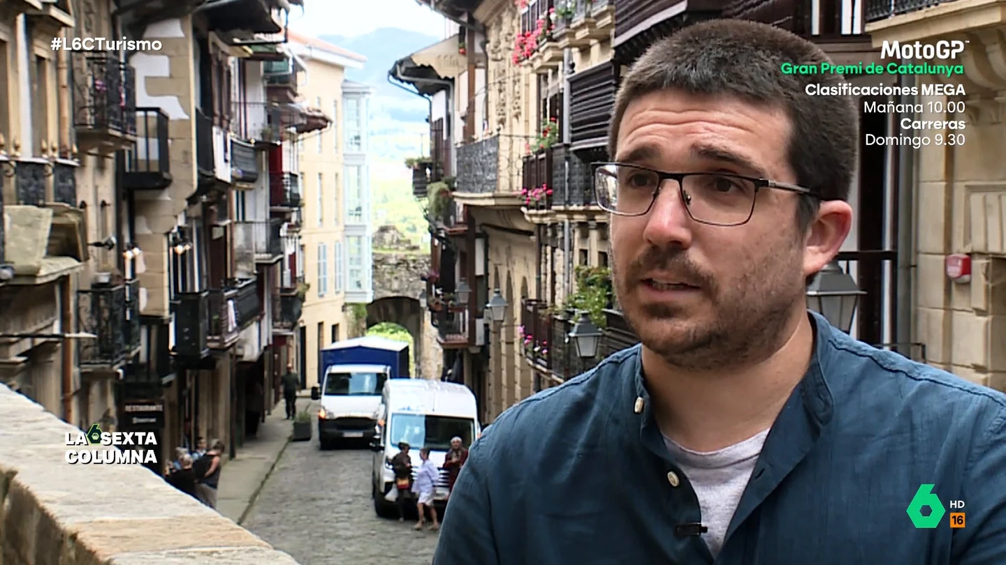 Un concejal de Hondarribia denuncia cómo afecta el turismo masivo al municipio Un concejal de Hondarribia denuncia cómo afecta el turismo masivo al municipio