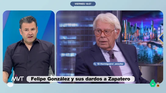 MVT - Iñaki López: "Felipe González es lo mejor que tiene el PP para ganar las elecciones europeas al PSOE MVT - Iñaki López: "Felipe González es lo mejor que tiene el PP para ganar las elecciones europeas al PSOE