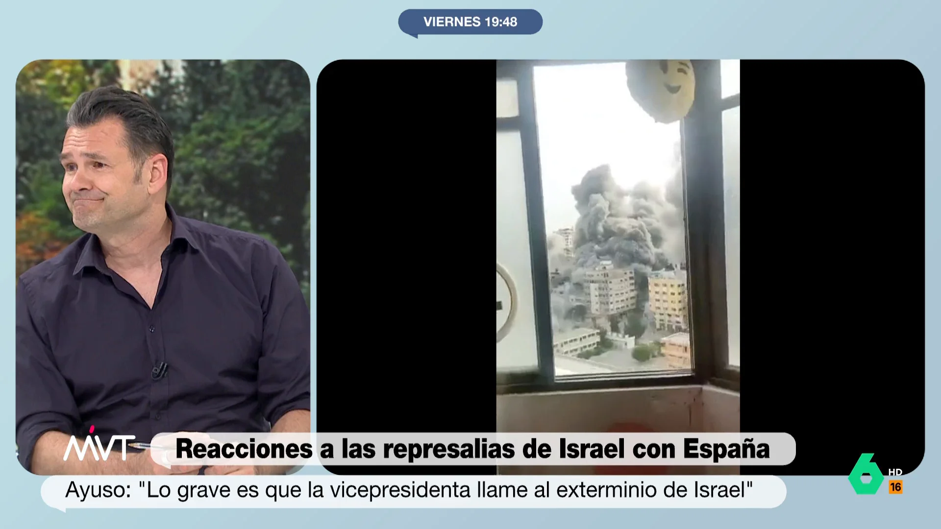 Iñaki López denuncia las atrocidades de Israel