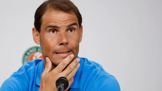 Rafa Nadal, en rueda de prensa Rafa Nadal, en rueda de prensa