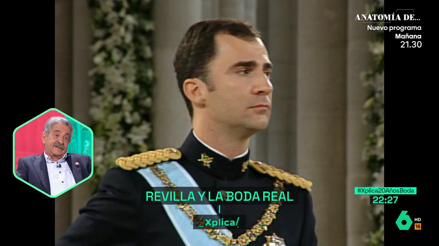 "Me fui de la lengua": Revilla reconoce que habló de más tras la boda de Felipe Vi y Letizia "Me fui de la lengua": Revilla reconoce que habló de más tras la boda de Felipe Vi y Letizia