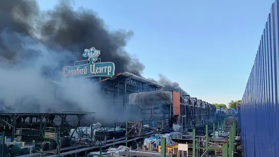 Hipermercado de Járkiv atacado este sábado por Rusia. Hipermercado de Járkiv atacado este sábado por Rusia.