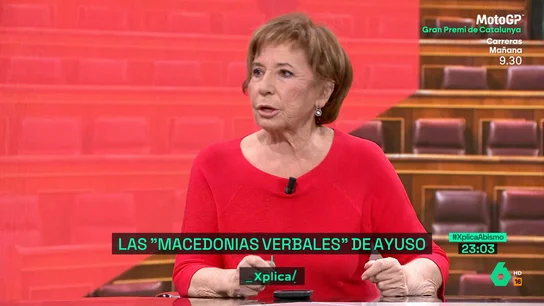 XPLICA - Celia Villalobos sostiene que Ayuso "se ha expresado bastante mal" tras sus últimas palabras sobre ETA XPLICA - Celia Villalobos sostiene que Ayuso "se ha expresado bastante mal" tras sus últimas palabras sobre ETA
