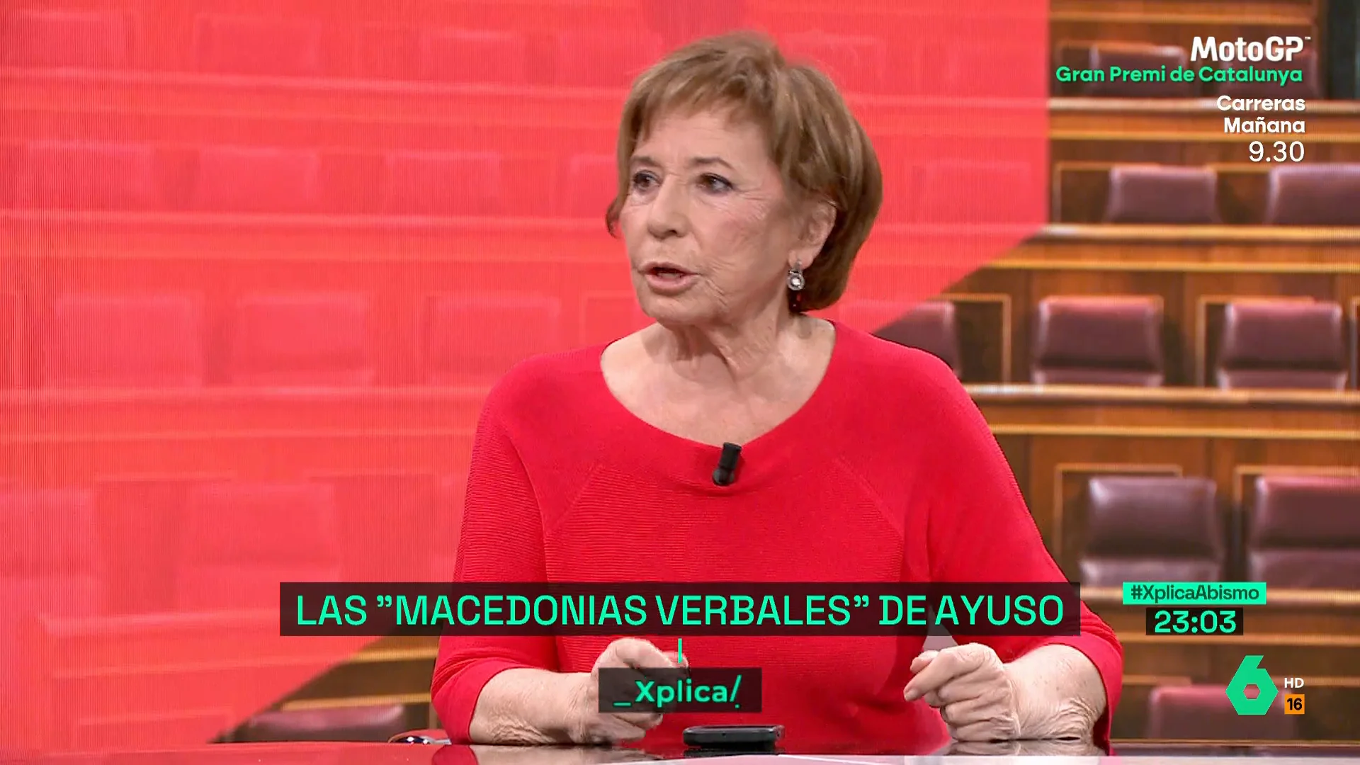 XPLICA - Celia Villalobos sostiene que Ayuso "se ha expresado bastante mal" tras sus últimas palabras sobre ETA