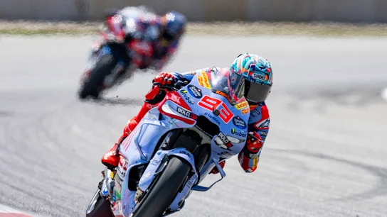 Marc Márquez, con la Ducati de Gresini Marc Márquez, con la Ducati de Gresini
