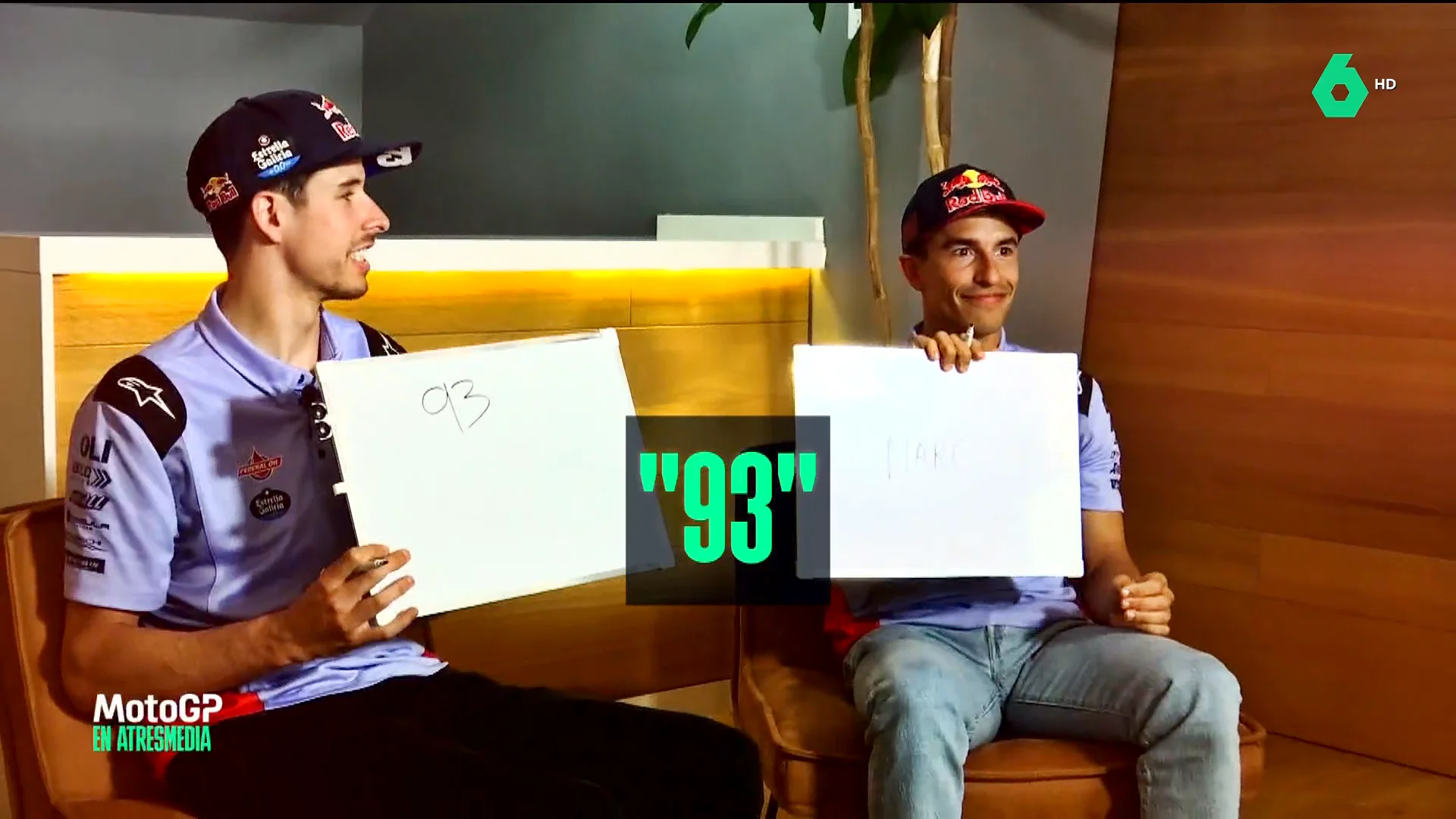 Los hermanos Márquez, en el test de Gonzalo de Martorell Los hermanos Márquez, en el test de Gonzalo de Martorell