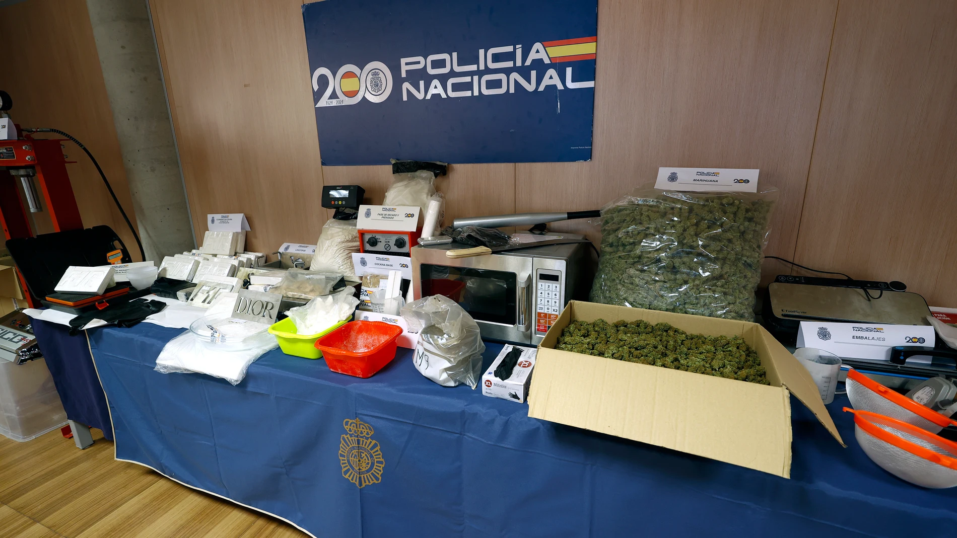 La Policía Nacional desmantela el primer macrolaboratorio de procesamiento de clorhidrato de cocaína