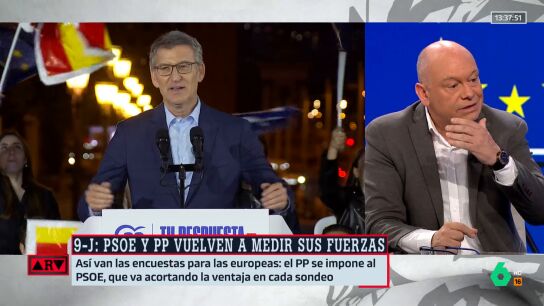 El aviso de Gabi Sanz al PP para las elecciones europeas: "S&aacute;nchez y el PSOE pueden ser como el Real Madrid, que es capaz de ganar en el minuto 85"