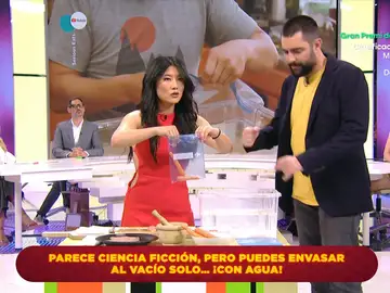 Jiaping desvela el truco para envasar alimentos al vacío de forma casera