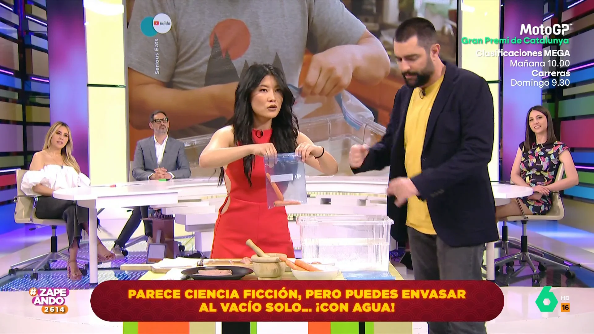 Jiaping desvela el truco para envasar alimentos al vacío de forma casera