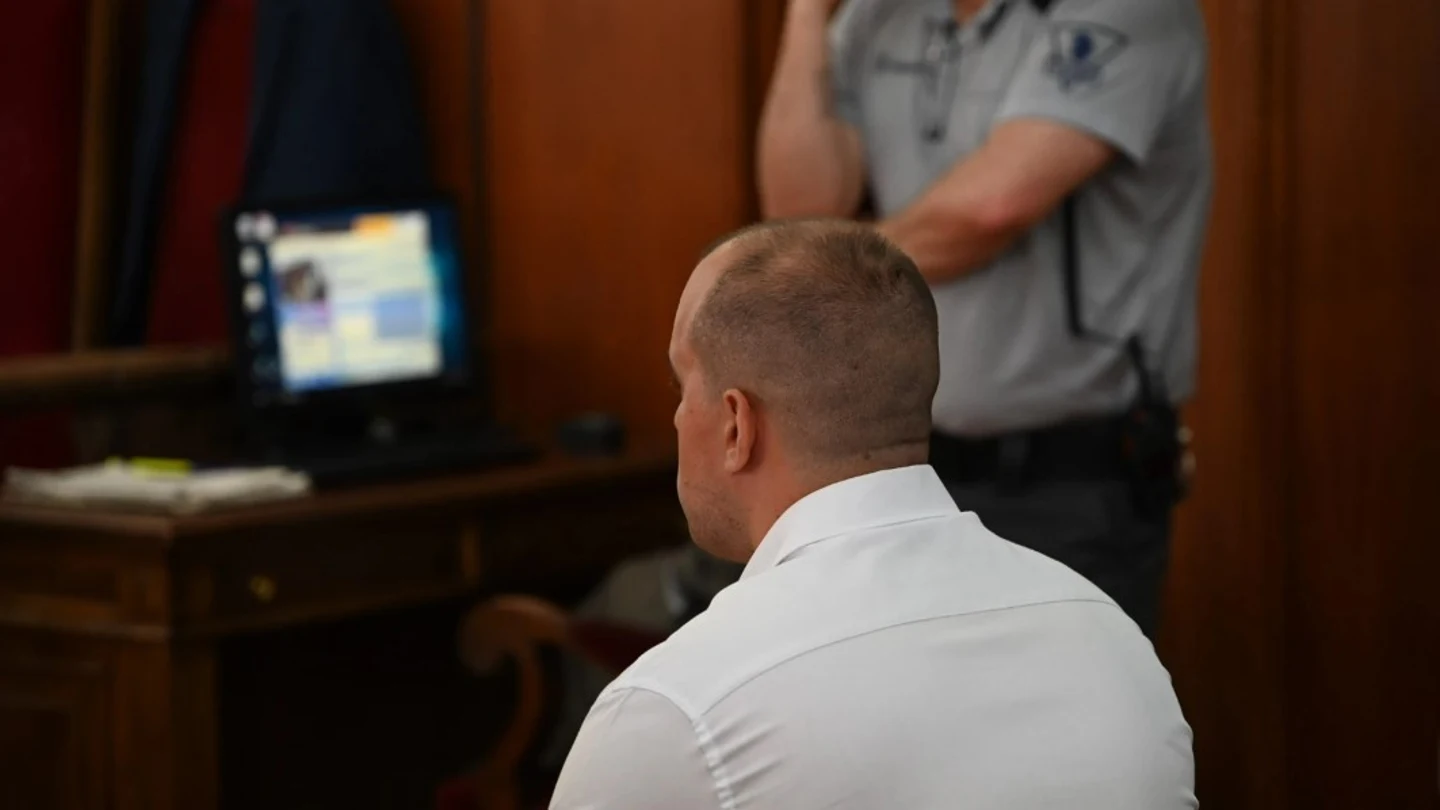 Eugenio Delgado durante el juicio por la violación y asesinato de Manuela Chavero. Eugenio Delgado durante el juicio por la violación y asesinato de Manuela Chavero.