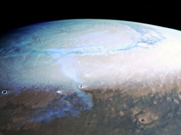 En Marte cae mas nieve de CO2 de lo esperado