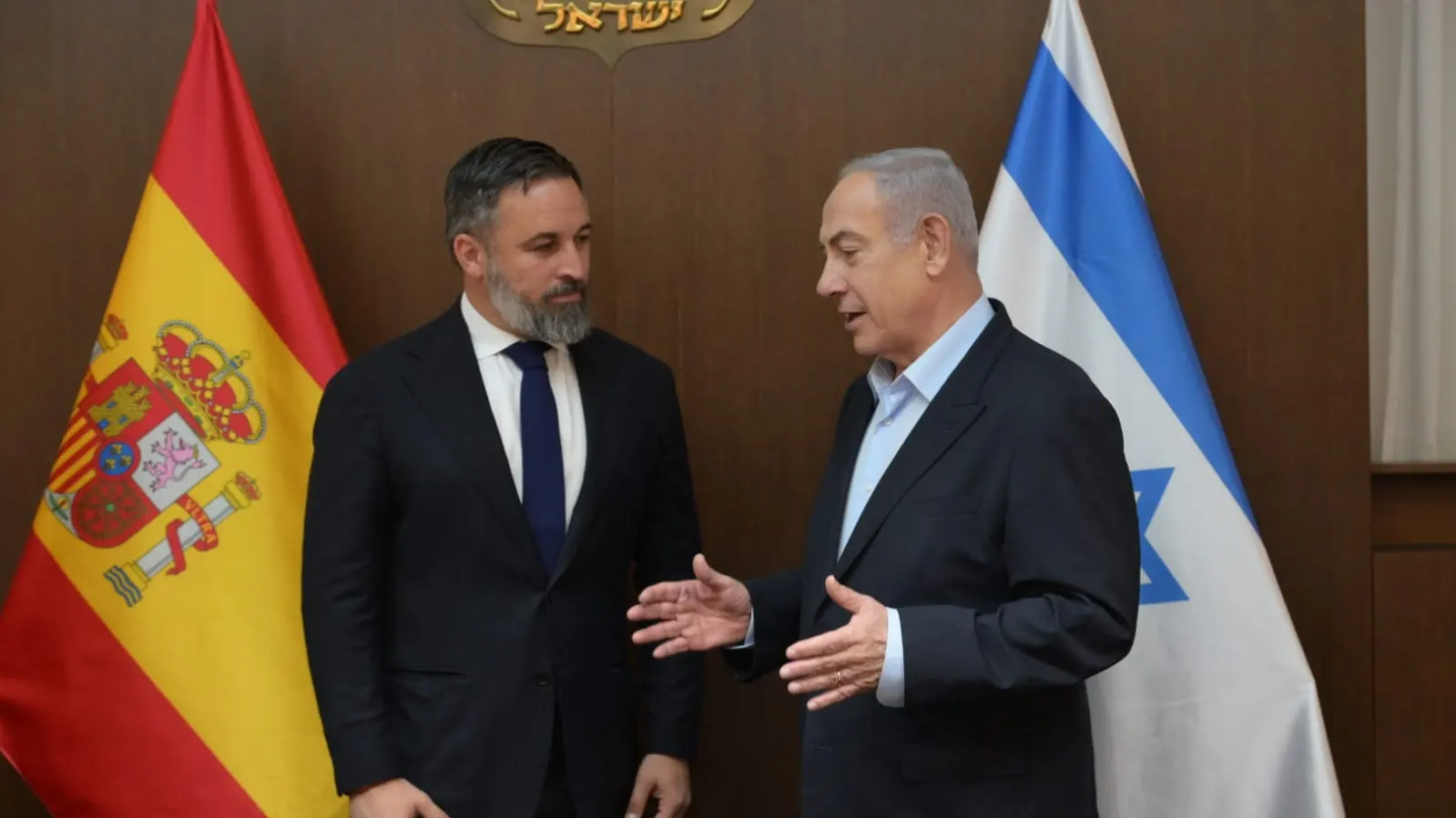 Abascal se reúne con Netanyahu en Israel