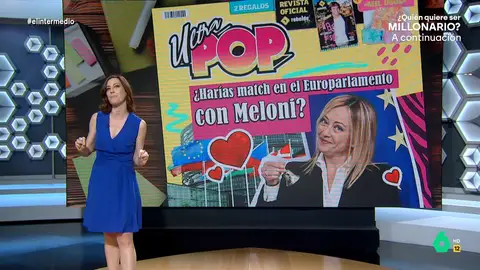 Cristina Gallego presenta el test de compatibilidad para saber si los populares europeos harían 'match' con Meloni