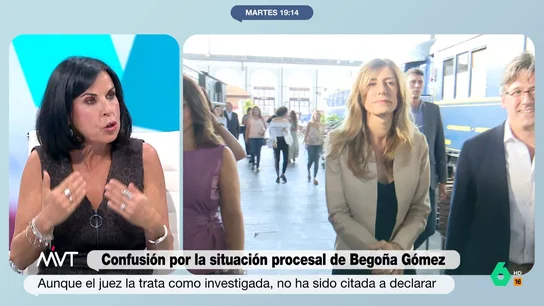 Beatriz de Vicente explica la diferencia entre sospechoso, imputado e investigado en el caso de Begoña Gómez Más Vale Tarde aclara la confusión alrededor de la situación procesal de Begoña Gómez en su causa sobre sus actividades empresariales y Beatriz de Vicente explica en este vídeo qué significa que la mujer de Pedro Sánchez esté investigada.