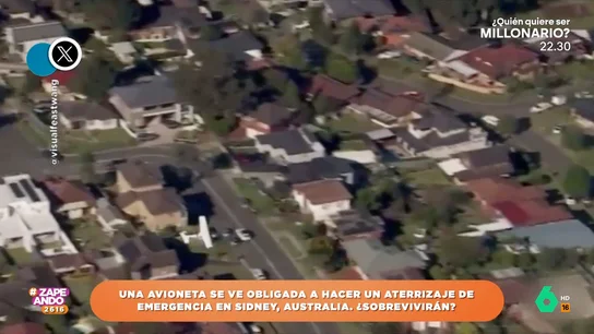 Una avioneta se ve obligada a hacer un aterrizaje de emergencia en Sídney después de quedarse sin motor Una avioneta se ve obligada a hacer un aterrizaje de emergencia en Sídney después de quedarse sin motor