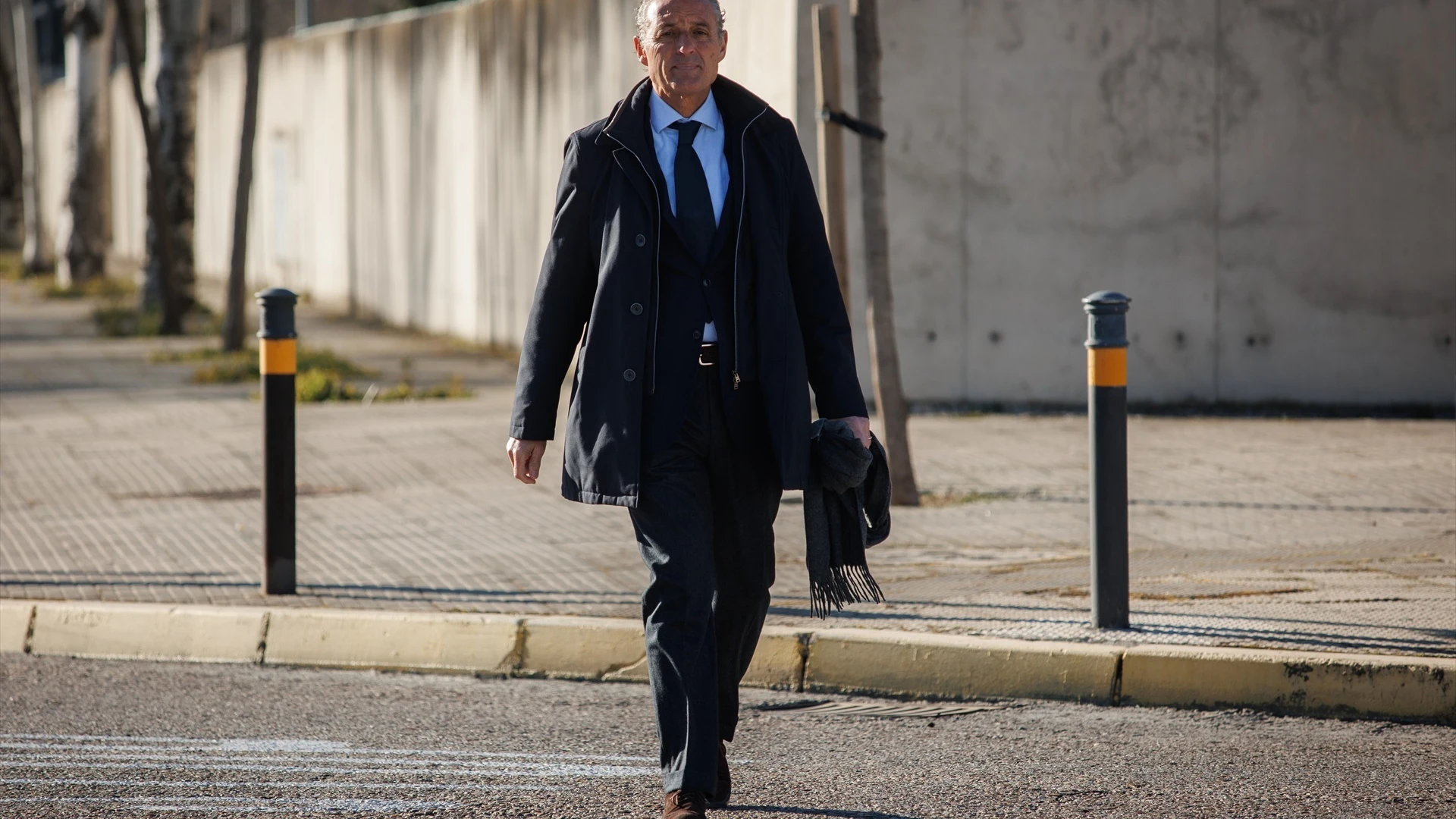 El expresidente de la Comunidad Valenciana, Francisco Camps, a su llegada a la Audiencia Nacional.