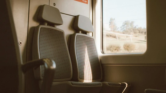 El interior de un tren Renfe. El interior de un tren Renfe.