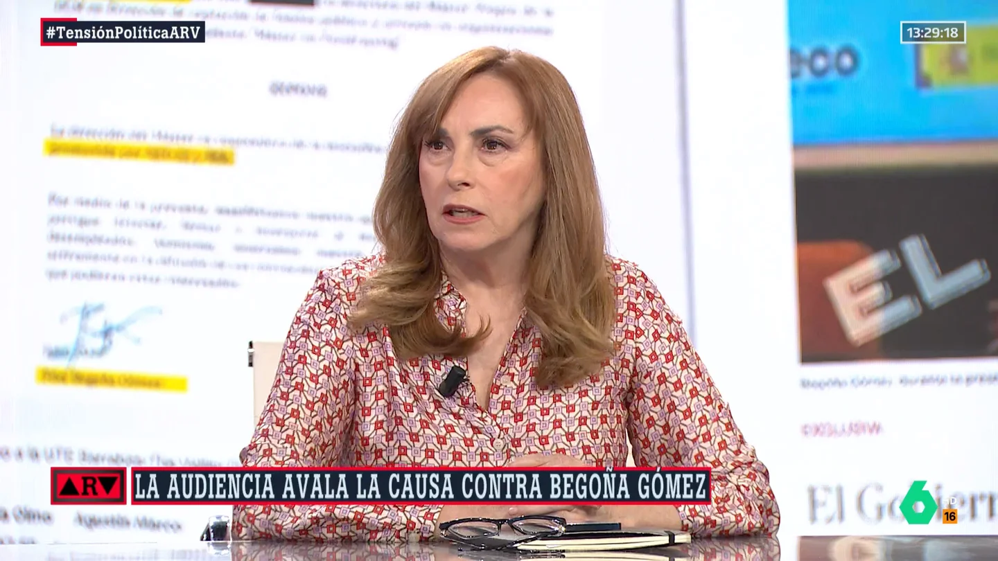 Angélica Rubio, sobre la causa de Begoña Gómez: "Es la primera vez que unos jueces dan prevalencia a unas informaciones periodísticas que a un informe de la OCU" Angélica Rubio, sobre la causa de Begoña Gómez: "Es la primera vez que unos jueces dan prevalencia a unas informaciones periodísticas que a un informe de la OCU"