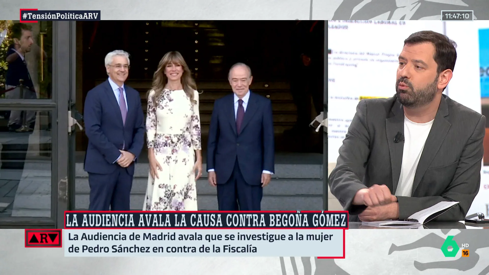 La reflexión de Valdivia sobre la causa de Begoña Gómez: "El propio juez Peinado se ha saltado su propio secreto de sumario" La reflexión de Valdivia sobre la causa de Begoña Gómez: "El propio juez Peinado se ha saltado su propio secreto de sumario"