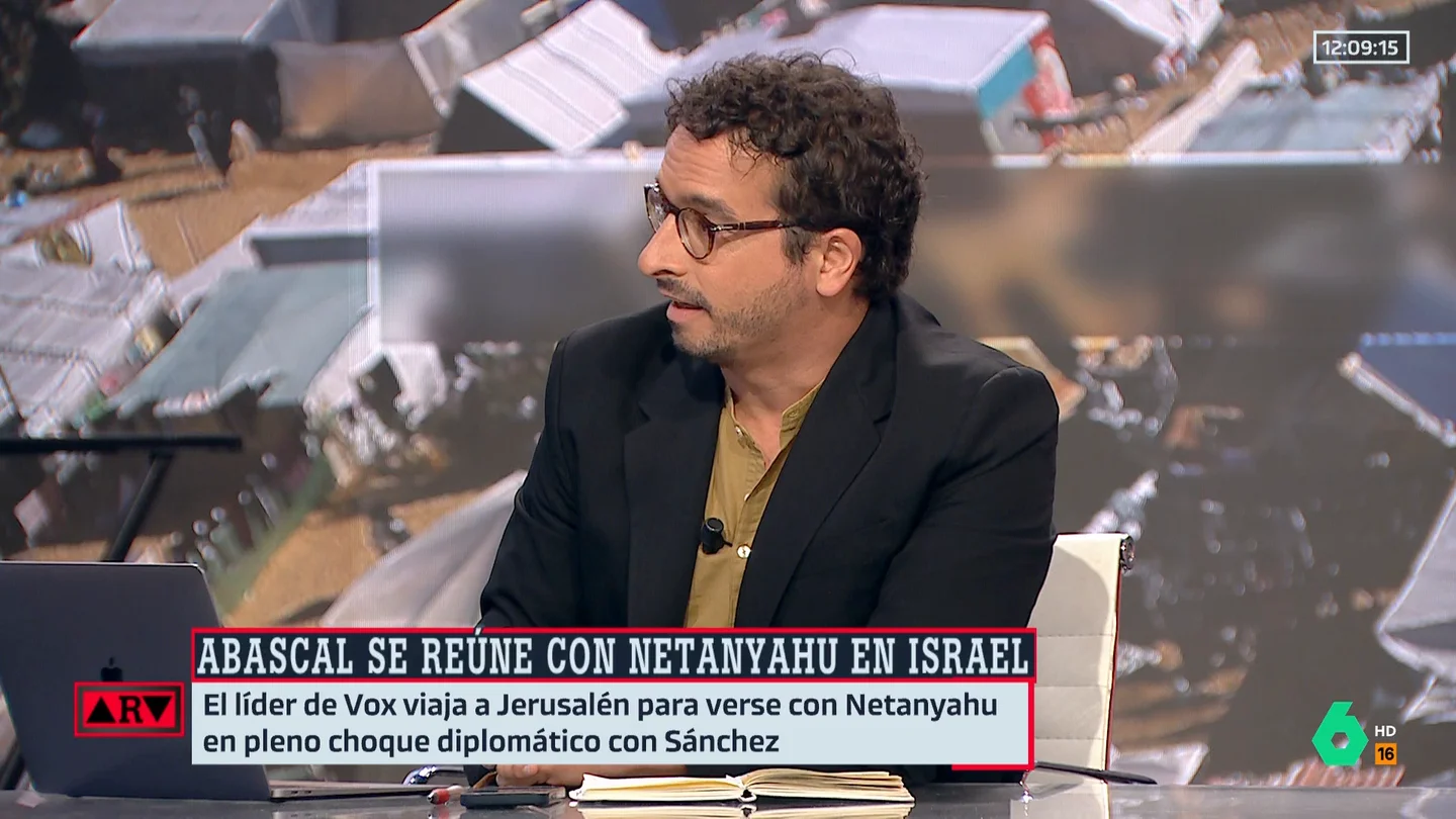 Francisco Carrión, sobre el apoyo de Abascal a Netanyahu: "Es la nada, además a Vox le crea problemas" Francisco Carrión, sobre el apoyo de Abascal a Netanyahu: "Es la nada, además a Vox le crea problemas"