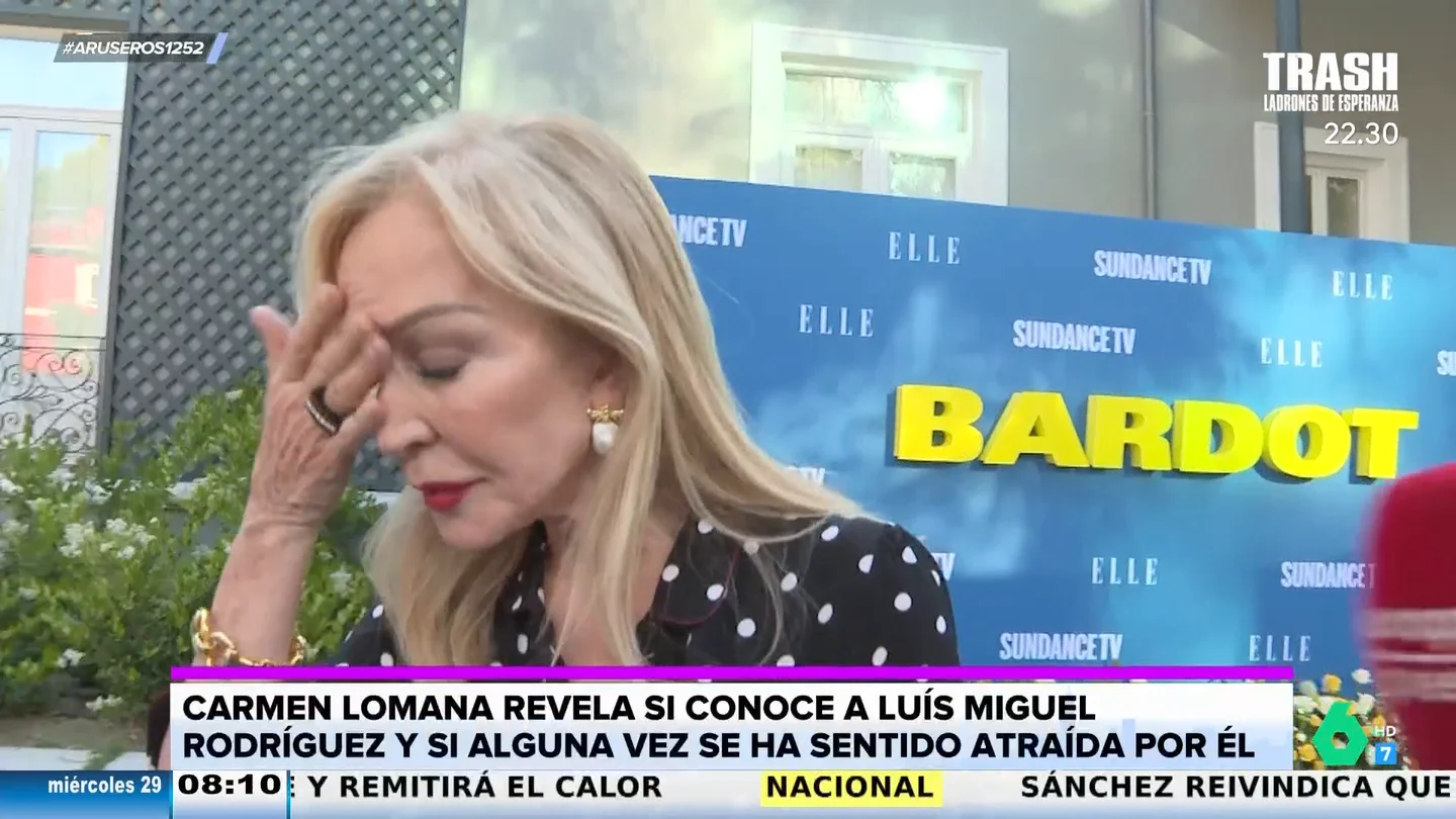 Carmen Lomana, sobre si se ha visto encandilada por Luis Miguel, 'el Chatarrero': "Hay mujeres que cualquier cosa les vale" Carmen Lomana, sobre si se ha visto encandilada por Luis Miguel, 'el Chatarrero': "Hay mujeres que cualquier cosa les vale"
