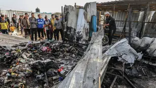 Destrucción en Rafah tras los ataques de Israel 