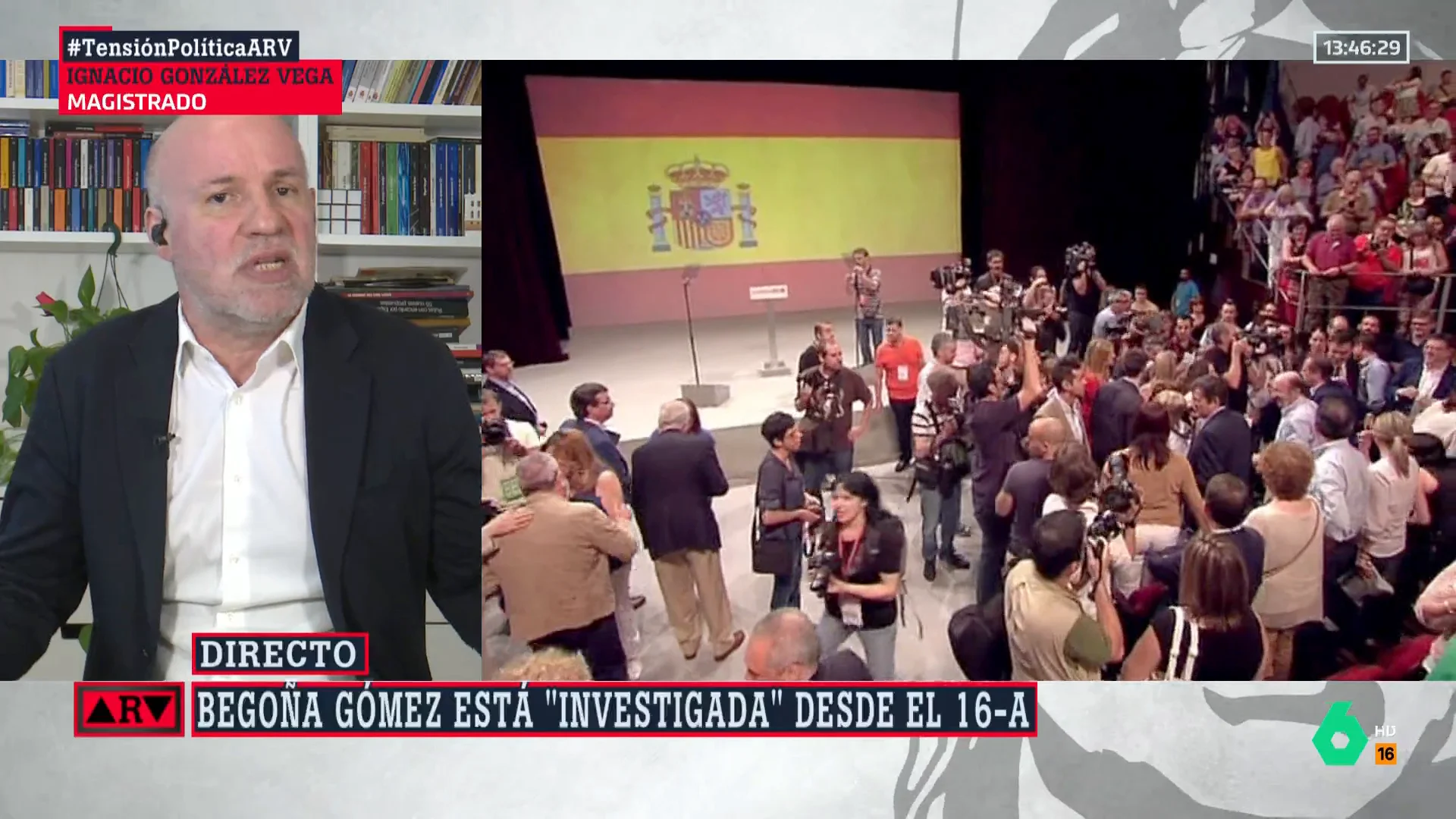 ARV- Ignacio González explica por qué ha tardado en saberse la condición de "investigada" de Begoña Gómez