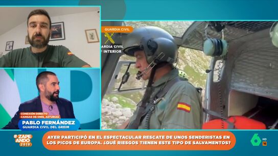 El agente Pablo Fern&aacute;ndez explica qu&eacute; pudo provocar el accidente de una senderista en los Picos de Europa